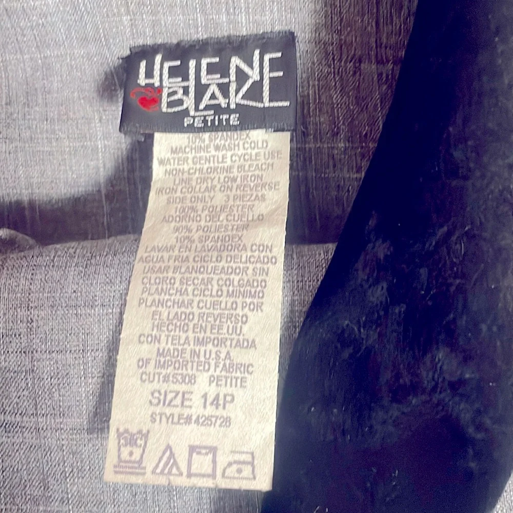 Helene Blake Vintage 3 Piece Suit Set 14P - Picture 4 of 4